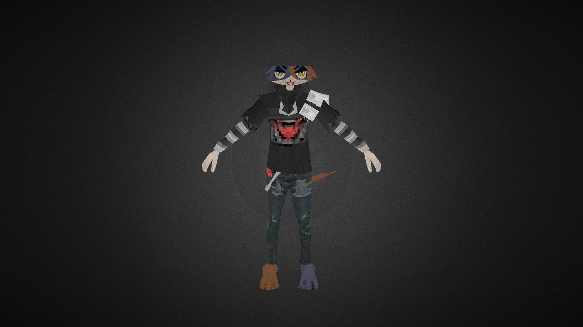 Meow Skulls Fortnite Playstation 1 style - Download Free 3D model by  jujik882 [d57132e] - Sketchfab