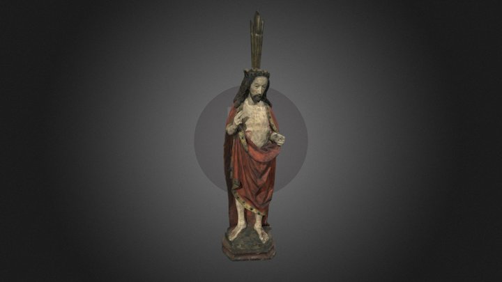 rzeźba Chrystus zmartwychwstały 3D Model