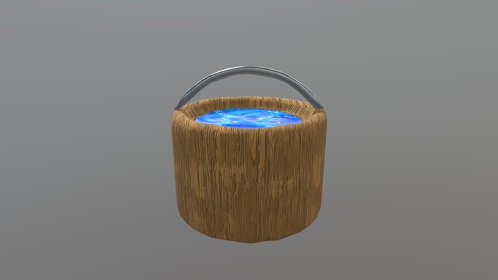 Collectable Water Bucket 3D Model
