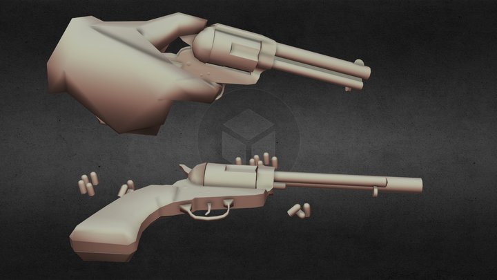 Colt Single Action Army 3D Model