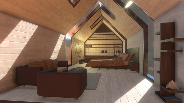 Bedroom Interior Design 3D Model