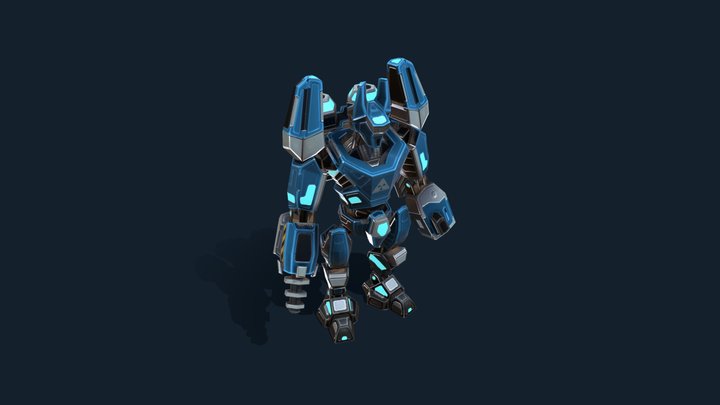 xWar: Phy Tech 1 Commander 3D Model