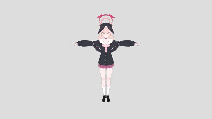 Blue Archive - Koharu 3D Model