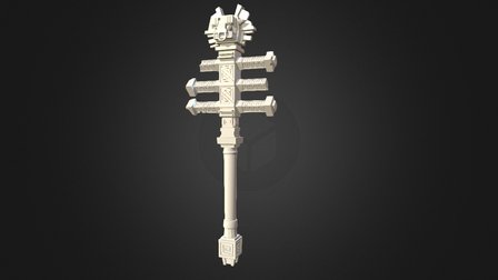 Aztec Mace 3D Model