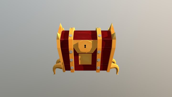 Treasure Chest 3D Model