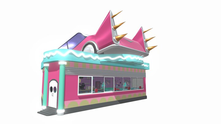 Sweet Snacks Cafe 3D Model