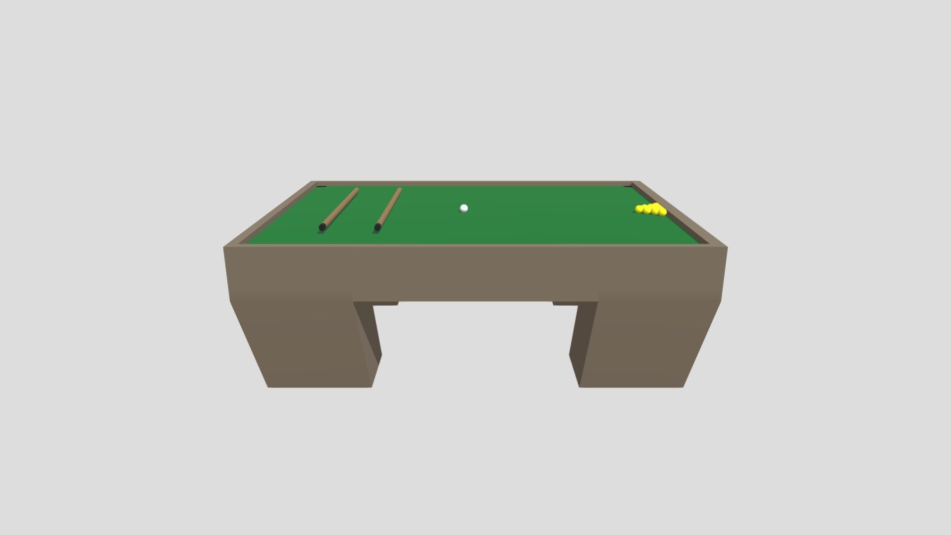 Pool Table snooker - Mesa de Sinuca, 3D CAD Model Library