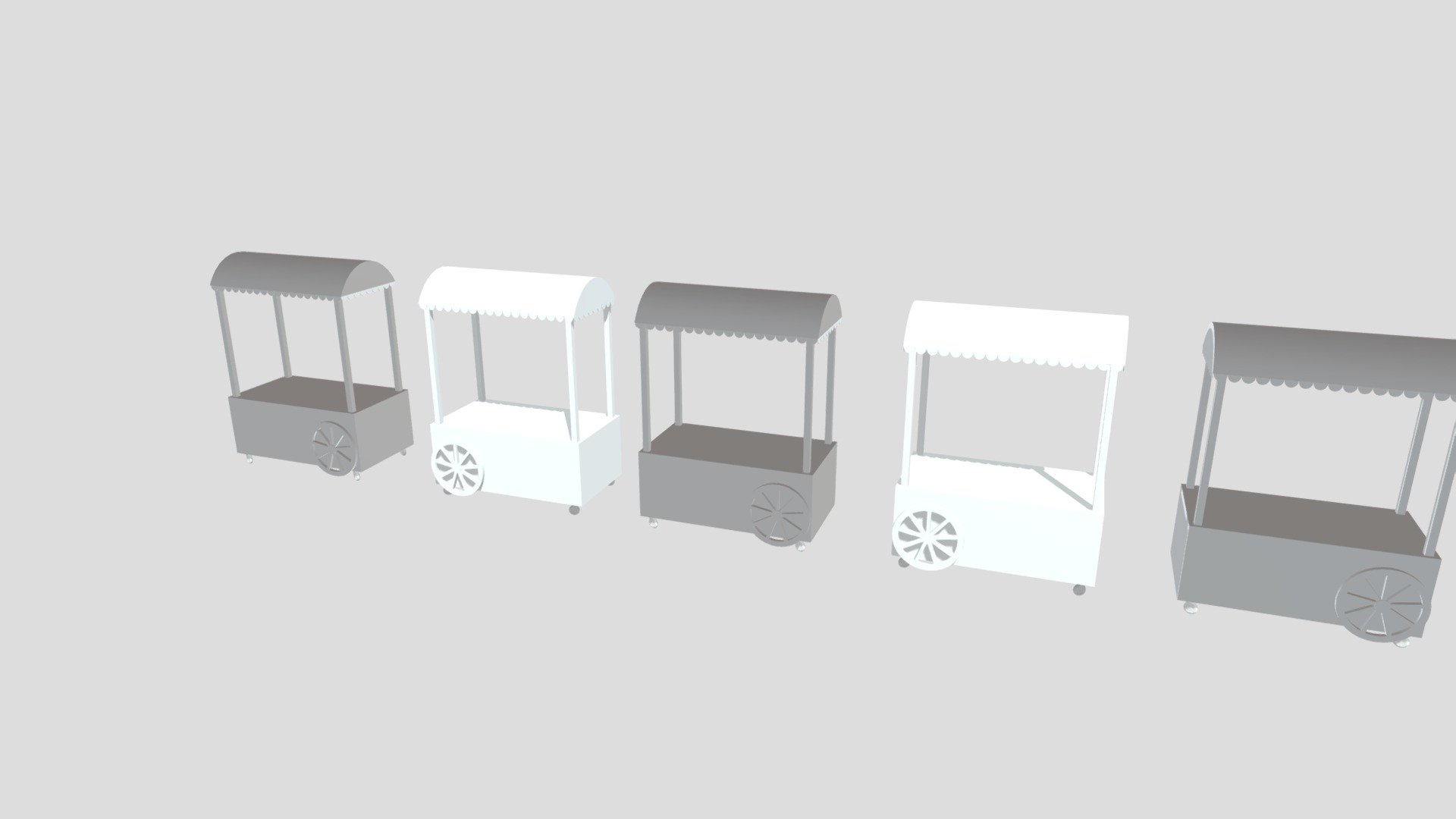 Simple Cart Cute - 3D model by catlac8120 [d576653] - Sketchfab