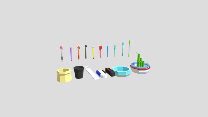 Pens_2020 3D Model