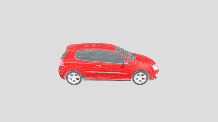 Volkswagen Golf GTI 3D Model