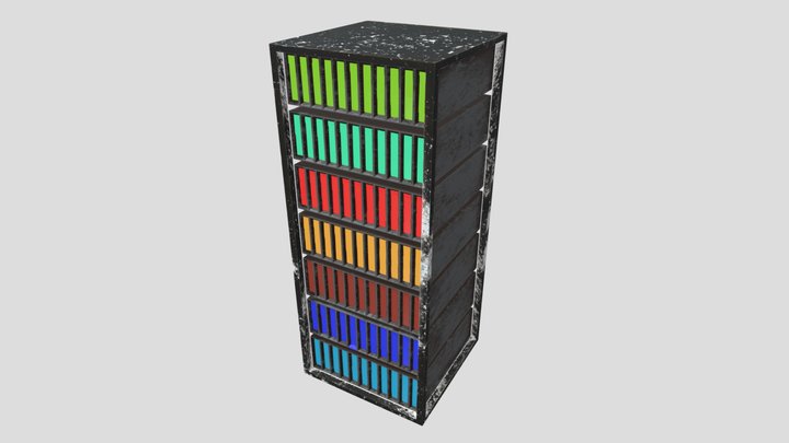 Server_ Rack 3D Model