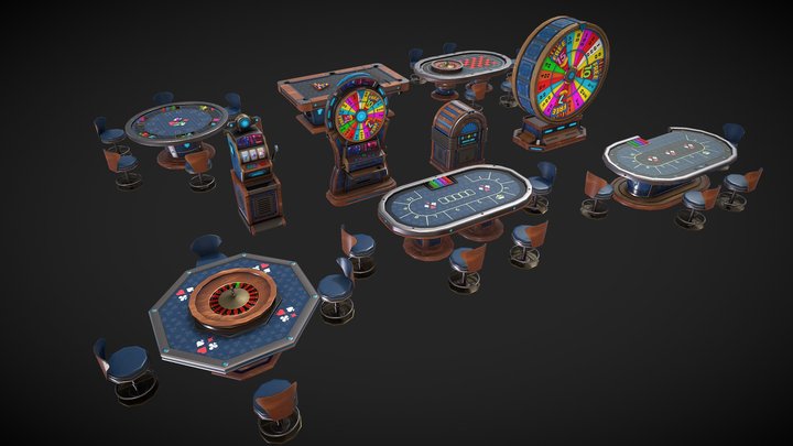 Casino Pack 3D Model