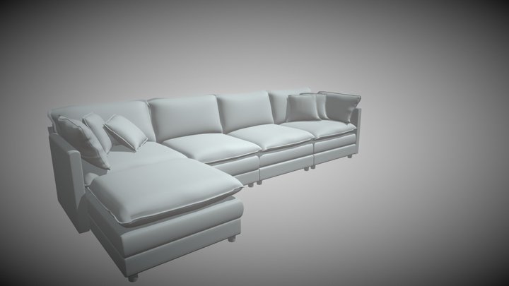 Sofa Set 3D Model