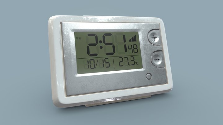 Digitalclock 3D Model