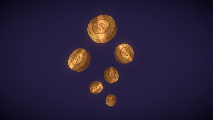 Coins 3D Model