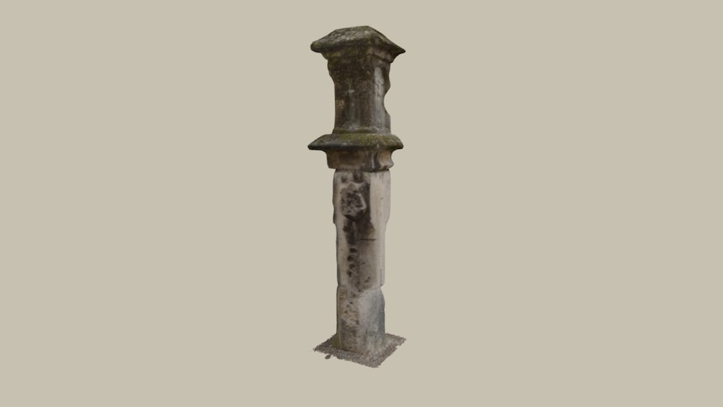 Friedhofssäule — Sketchfab embed 3D viewer