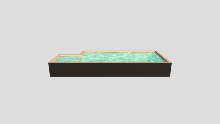 Pool Scene Test 3 3D Model