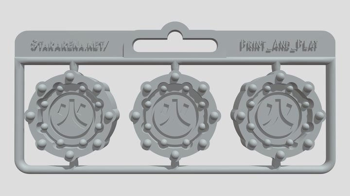 SET_24_META_COIN_RED – Free 3D Model STL