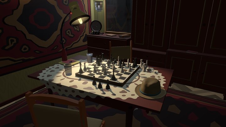 chess_old_ver2 3D Model