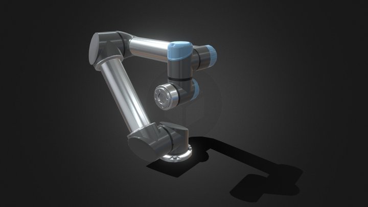Universal Robots UR3 ( Cobot ) - Low Poly 3D Model