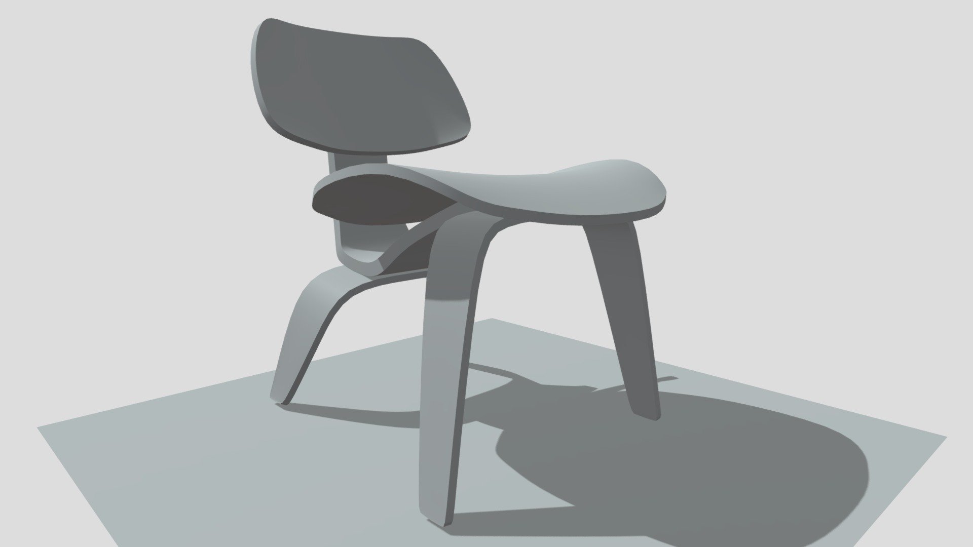 plywood lounge chair