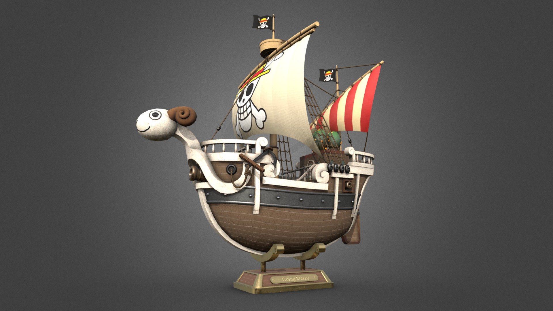 Going Merry - 3D model by Ramujiro (@Ramzus) [d57f00c] - Sketchfab