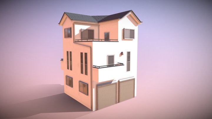 Tokio Japan Residencial Building - Modular 3D Model