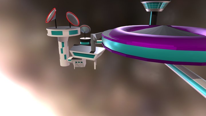Raumstation 3D Model