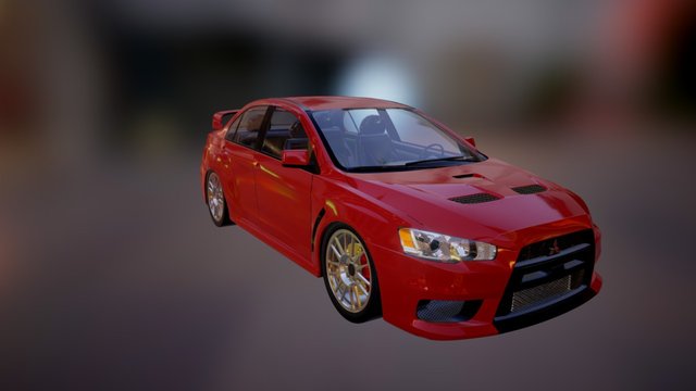 Evo X Test 3D Model