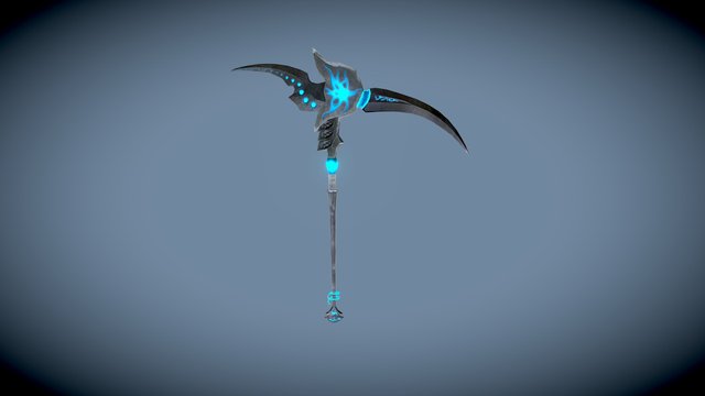 Scythe low poly 3D Model
