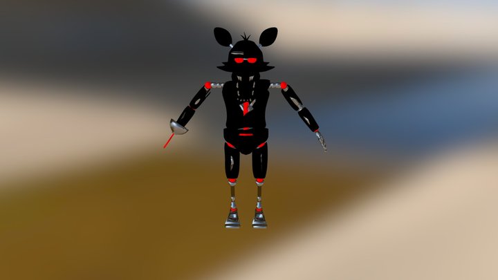 Hunter the Wolf 3D Model
