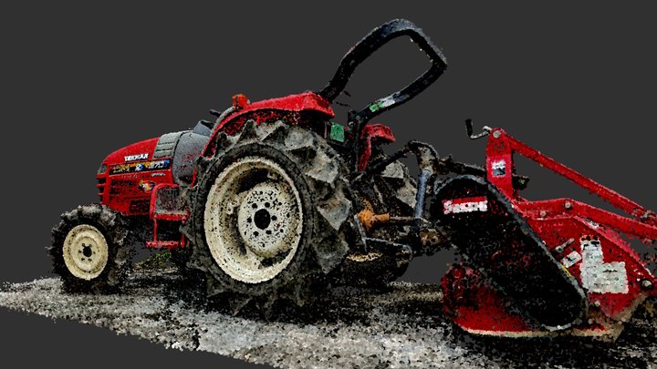 Tractor - Scaniverse 3D Gaussian Splatting .ply 3D Model