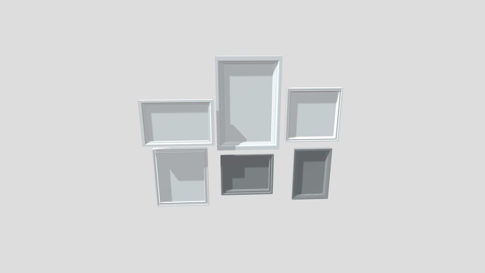 Collection of Frame Models - 3D model by alberto2114 [d582e35] - Sketchfab