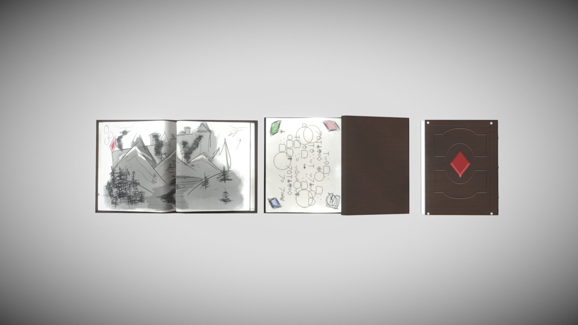 Wizard Book - 3D model by NathanFirby [d58428d] - Sketchfab