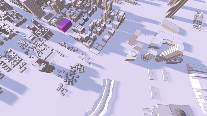 City Model (Low poly) 3D Model