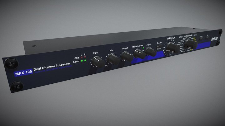 Lexicon MPX100 Reverb – Kostenloses 3D-Modell STL