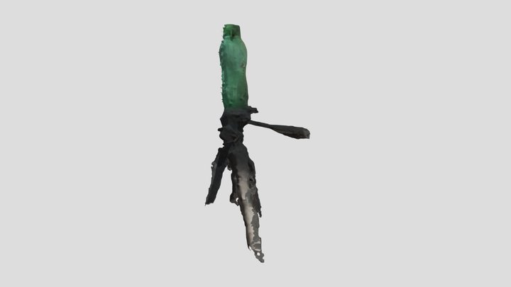 Tupperware_ Hijau_textured_mesh_medpoly_obj 3D Model