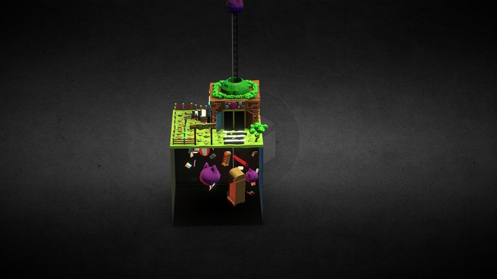 Down The Rabbit Hole 3D Model