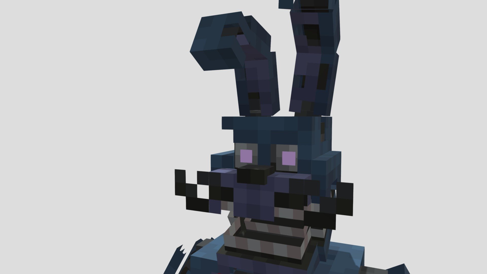 Minecraft Nightmare Bonnie - Download Free 3D model by User_no_found  [d587bc9] - Sketchfab