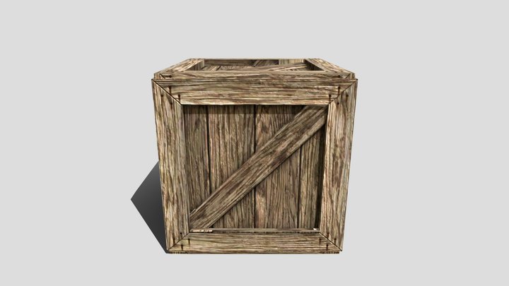 Crate 3D Model