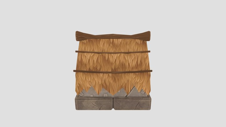 Low poly house 3D Model