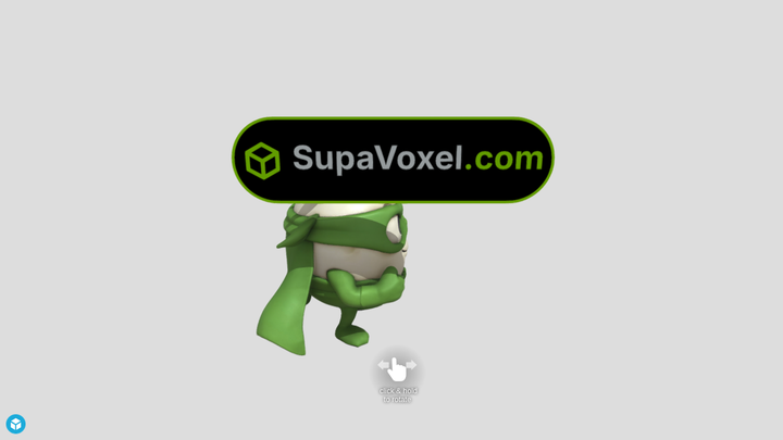 Green Superhero Egg - Trellis 2 vs SupaVoxel