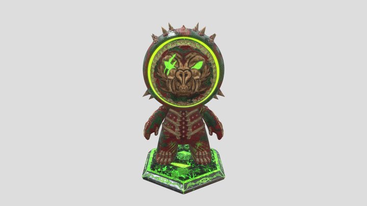Poisonous Undead Dragon Meet Mat 3D Model