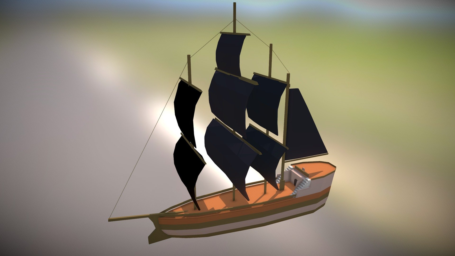 Pirate Ship 2 - 3D model by Bar0nline [d589b2c] - Sketchfab