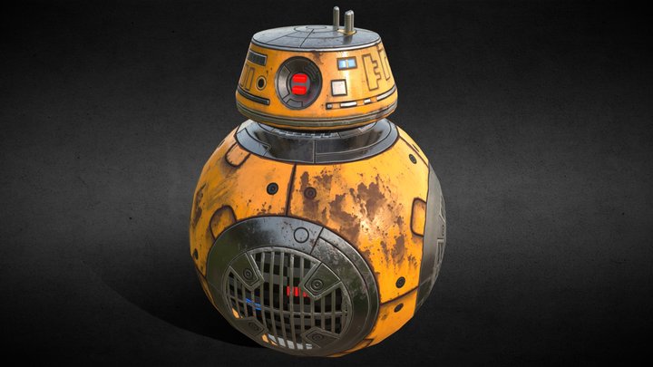 BB-9E Star Wars Abejorro 3D Model