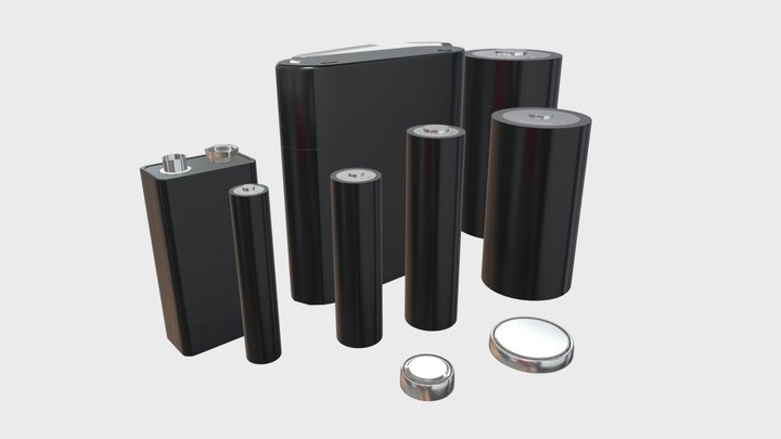 Batteries pack 3D Model