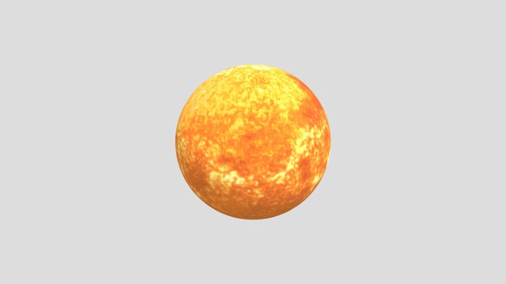 3d_ Sun_ Model 3D Model