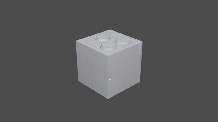 Apple - Iphone identity 3D Box 3D Model