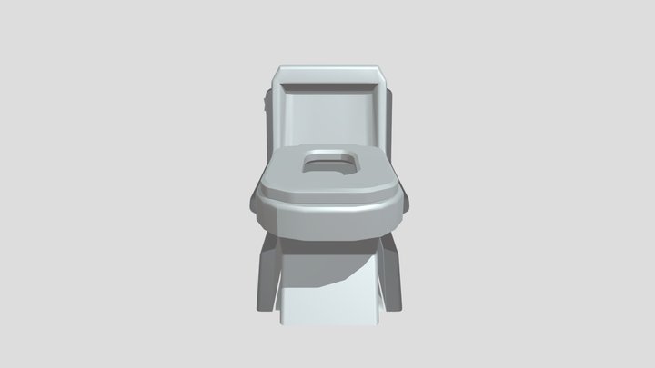 Doom toilet - Maya model 3D Model