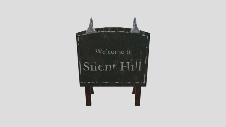 Silent Hill BillBoard 3D Model